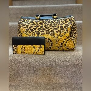 Gianni Versace bag and wallet set
